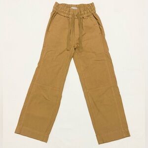 Everlane The Canvas Organic Cotton Pull On Pants Cappuccino Brown